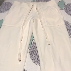 Juicy Couture Original velour cream track pant